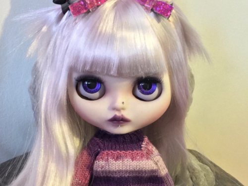 Custom Blythe Doll Factory OOAK “Alice” by Dollypunk21 *Free Set of Extra Hands*
